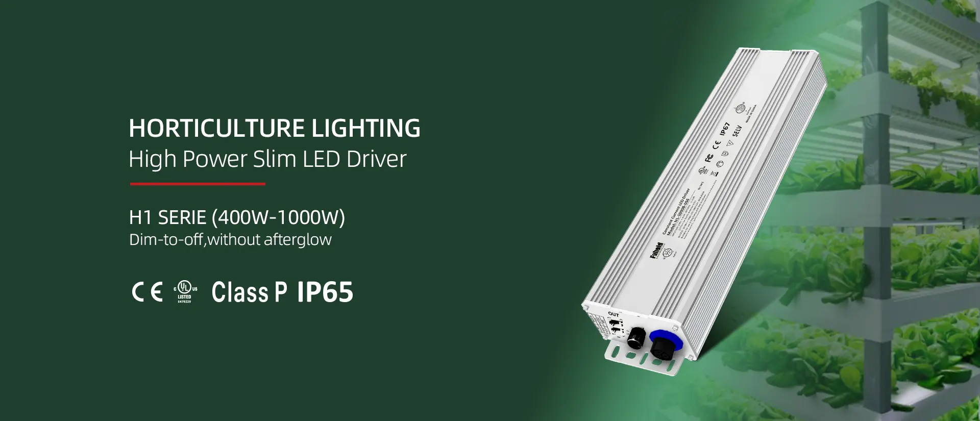 FAHOLD - Multi-specification LED driver for plant lighting