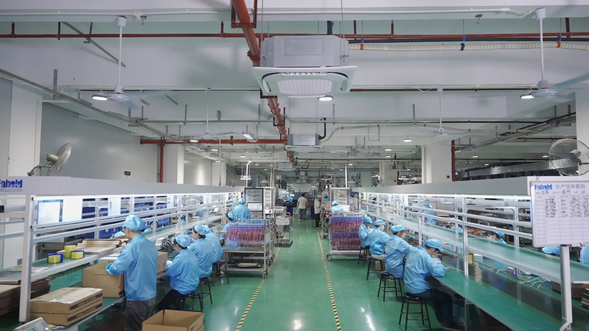 FAHOLD LED driver production workshop at the Foshan manufacturing base