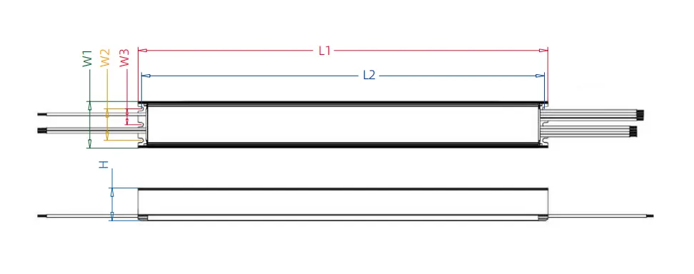 R2-2 dual-channel under-canopy grow light LED driver wiring diagram