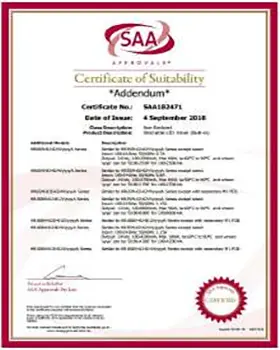 FAHOLD SAA Certification credential