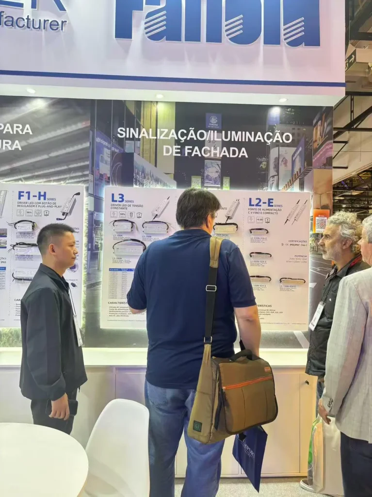 Customer discussions around signage, facade and constant-voltage lighting applications.