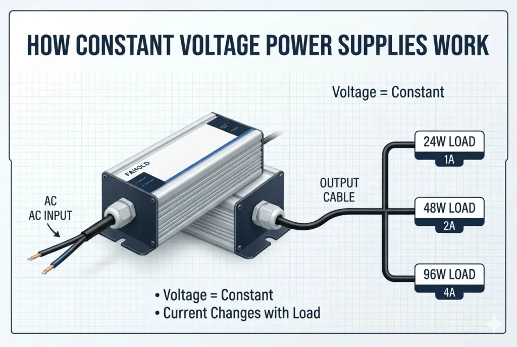 how-constant-voltage-led-power-supply-works