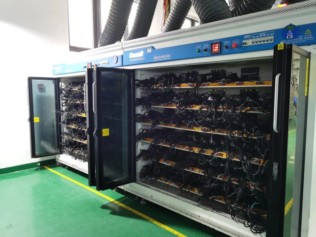 Power Supply Burn-in Test System Work Area