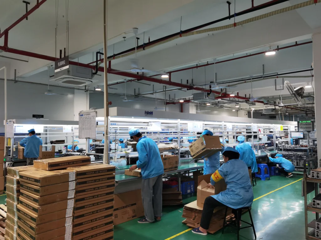 Power Supply Packaging Line B Work Area
