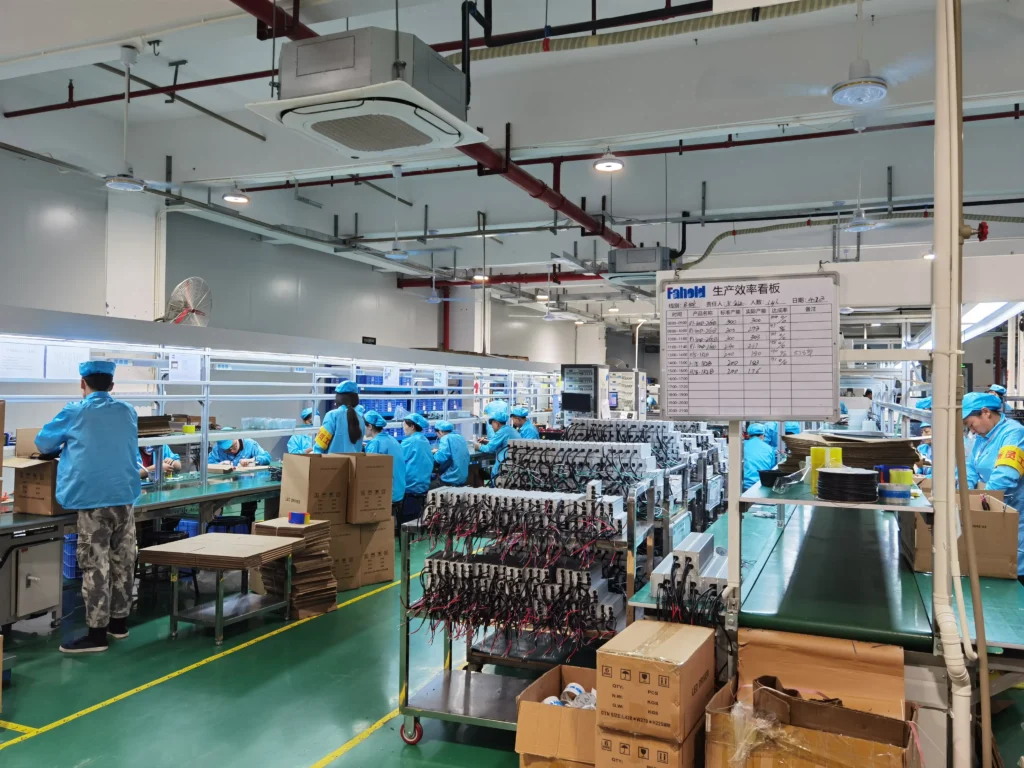 Power Supply Processing Line A Work Area